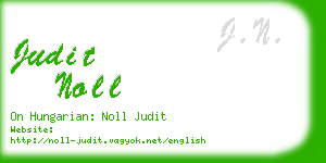 judit noll business card